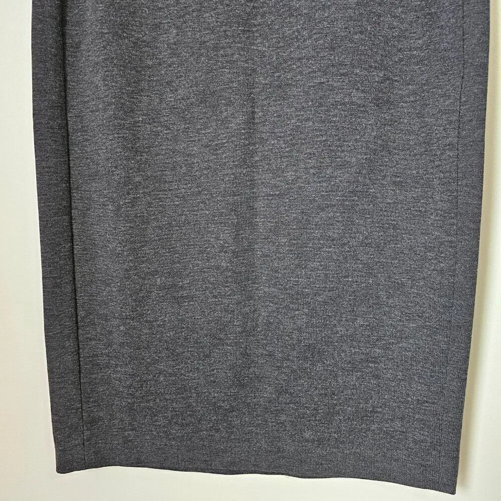 EUC VINCE CAMUTO DARK GREY FITTED PENCIL SKIRT SIZE SMALL